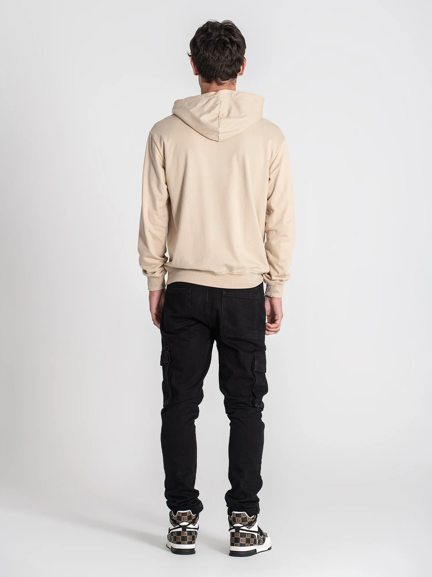 Beige Doppelganger Hoodie