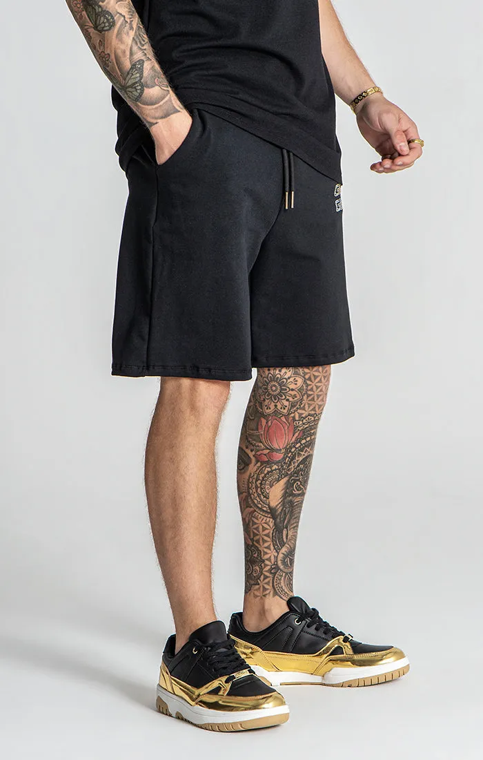 Black Glimpse Up Shorts