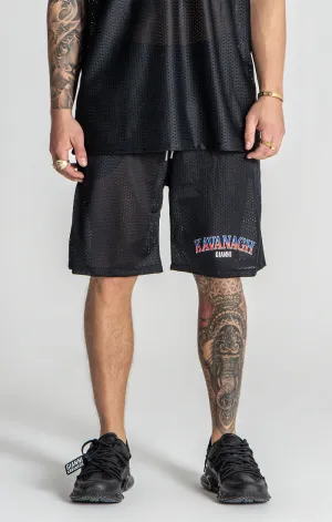 Black Goal Shorts