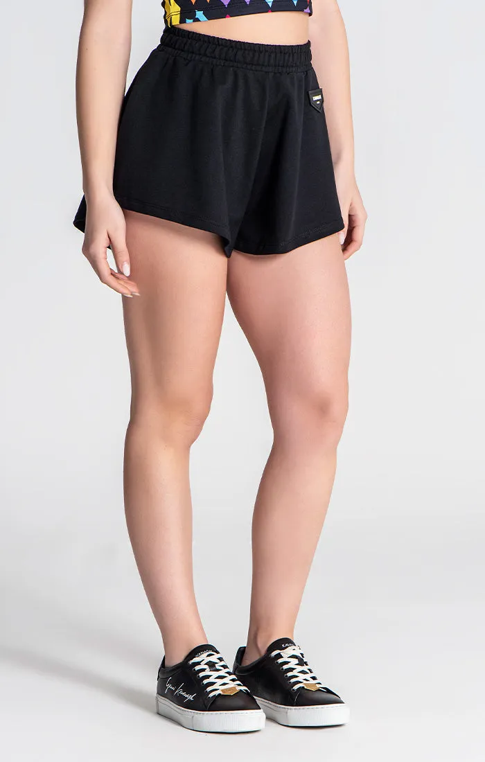 Black Reverse Shorts