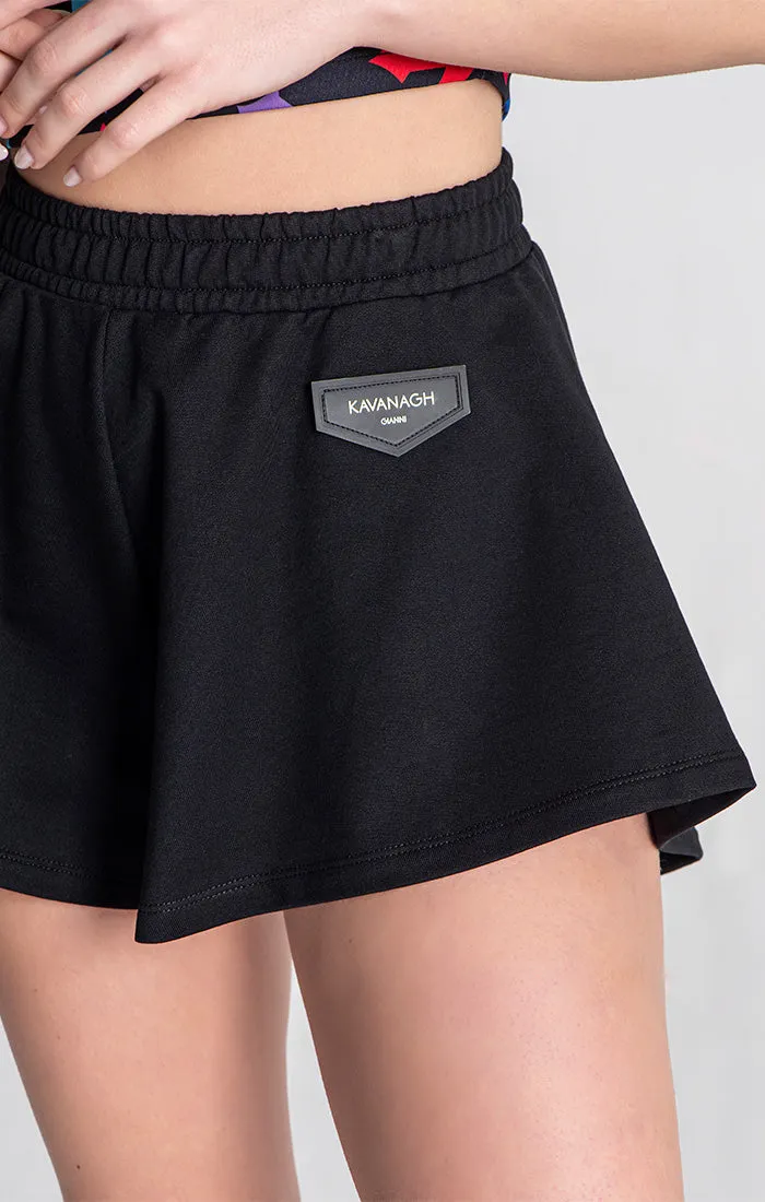 Black Reverse Shorts