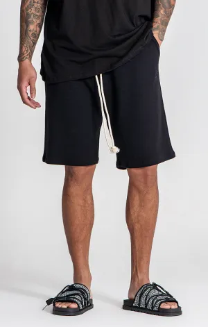 Black Tropicana Shorts