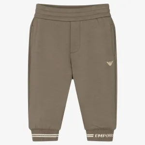 Brown Logo Baby Milano Sweatpants