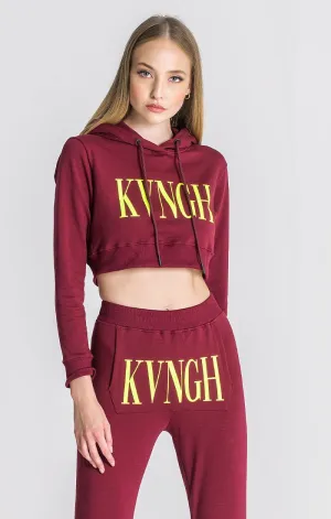 Burgundy Lucifer Hoodie