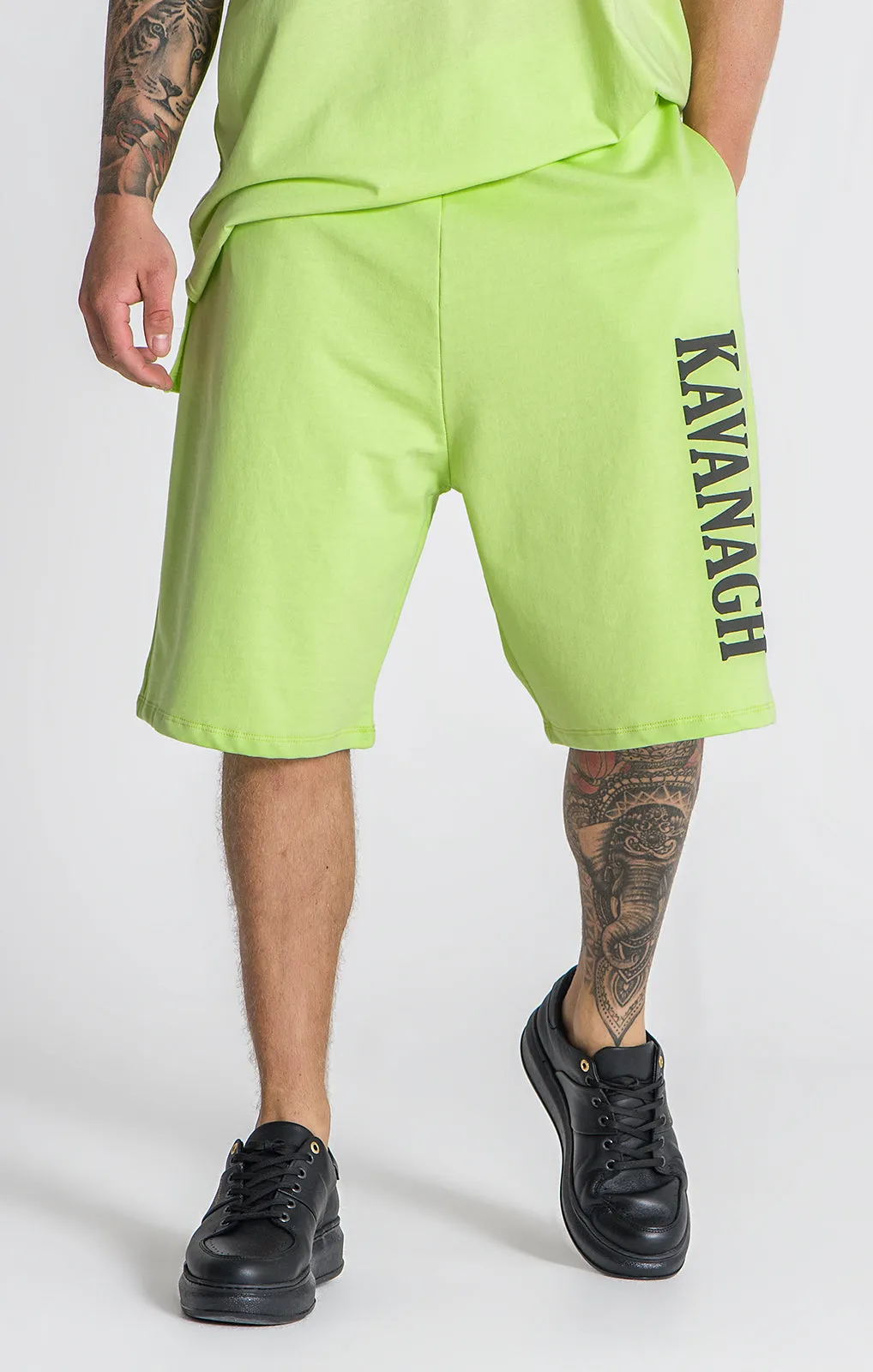 Green Candy Loose Shorts