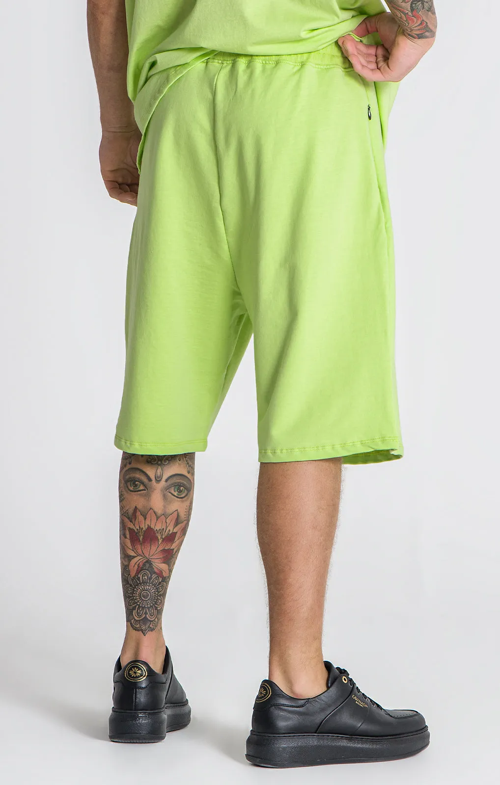 Green Candy Loose Shorts