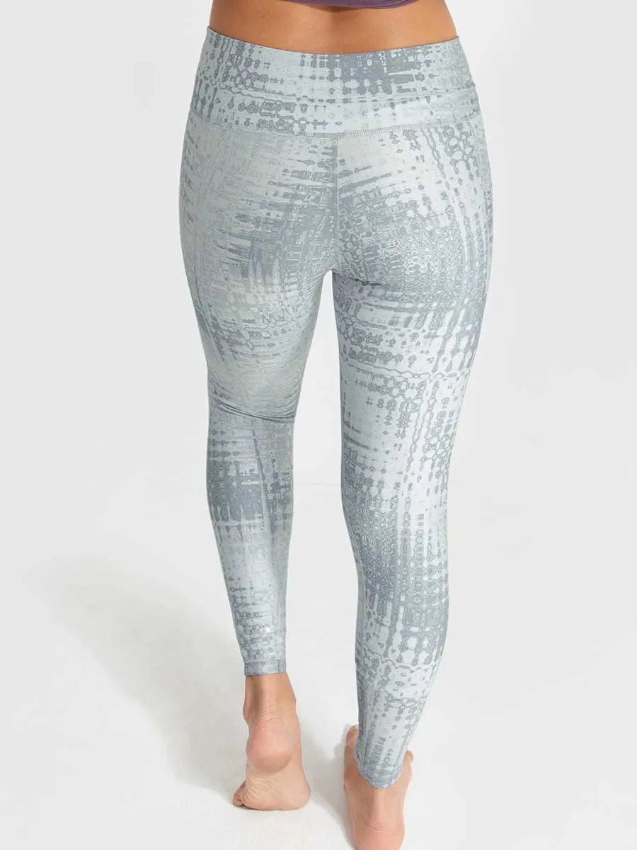 Leggins Deportivo Estampado Gris