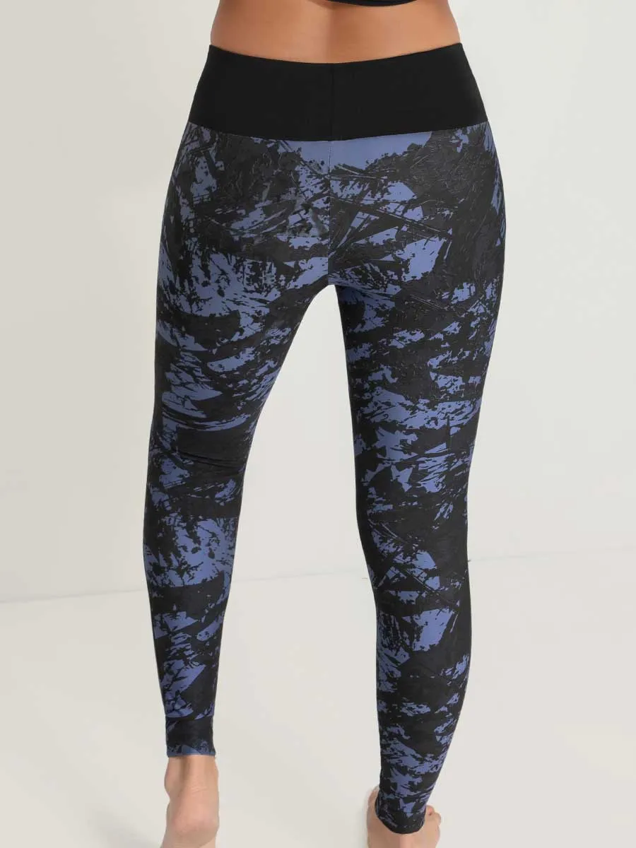 Leggins Estampado Azul Denim