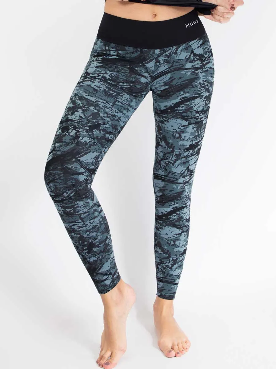 Leggins Estampado Verde Ultramar