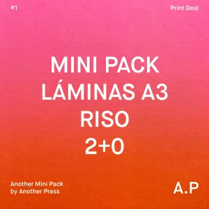 Mini Pack 50 Láminas A3 Riso, 2 tintas