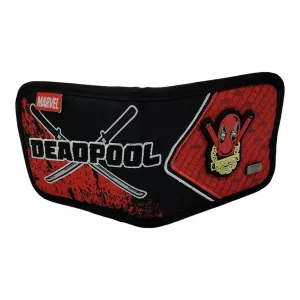 New Arrival Kndit Caps Cartera Deadpool Gris Rojo Marvel Comics