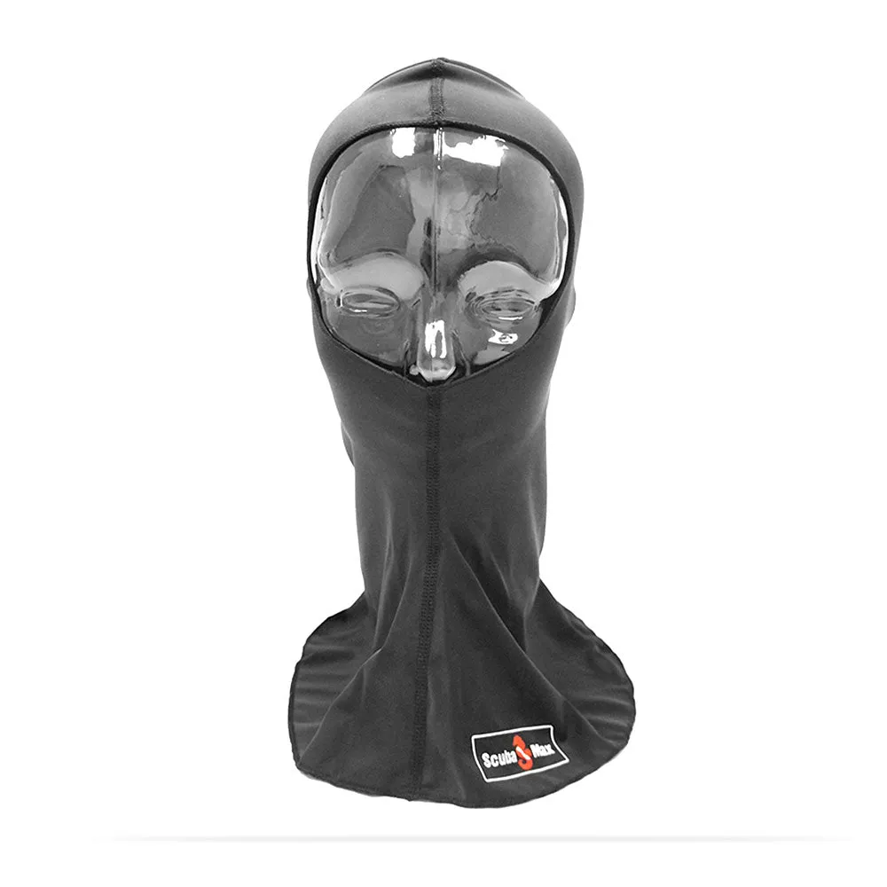 Open Box ScubaMax UV50 Spandex Hood for Warm Water Scuba Diving - Black