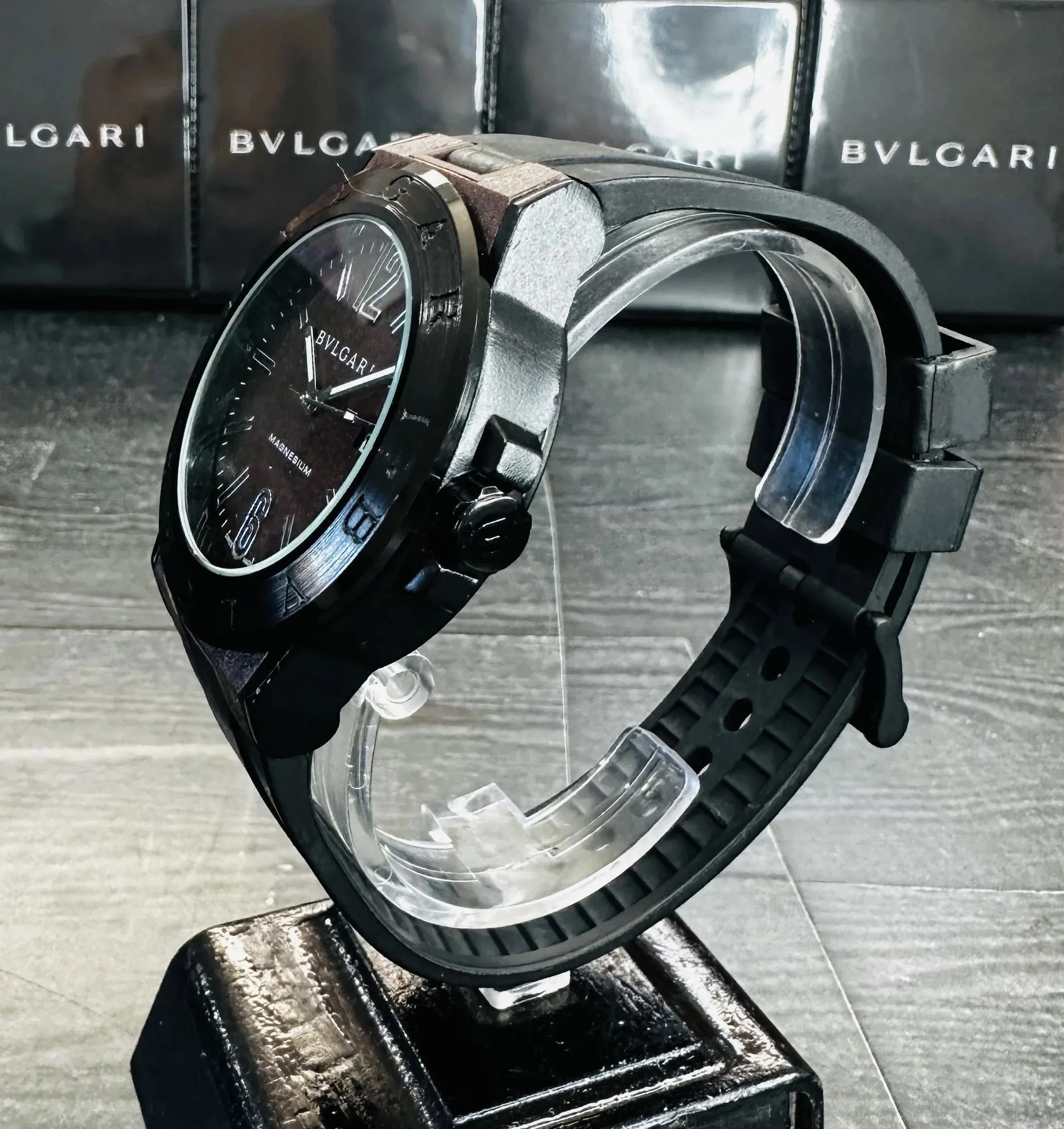 Relogio Bulgari Diagono Magnesium