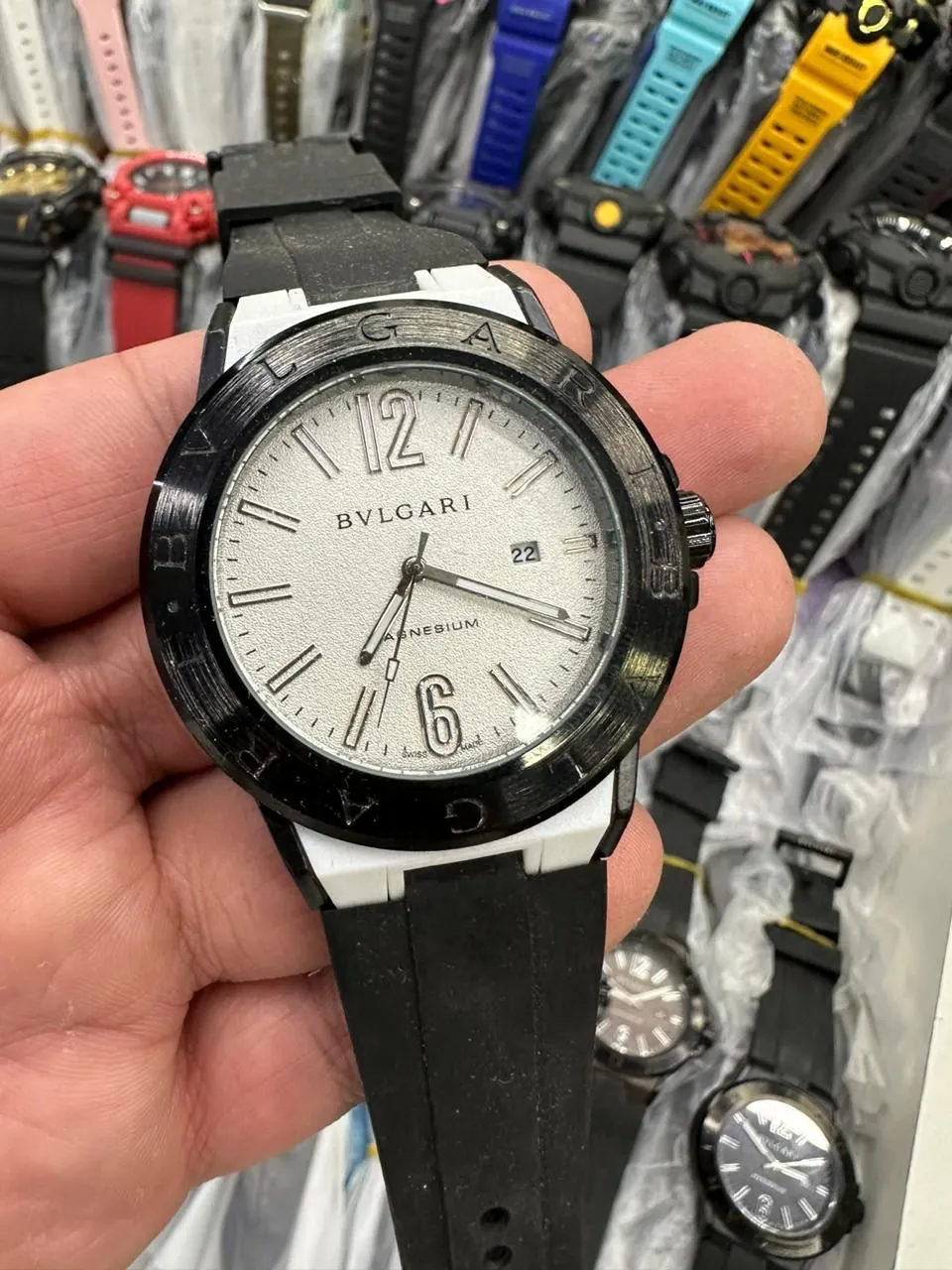 Relogio Bulgari Diagono Magnesium