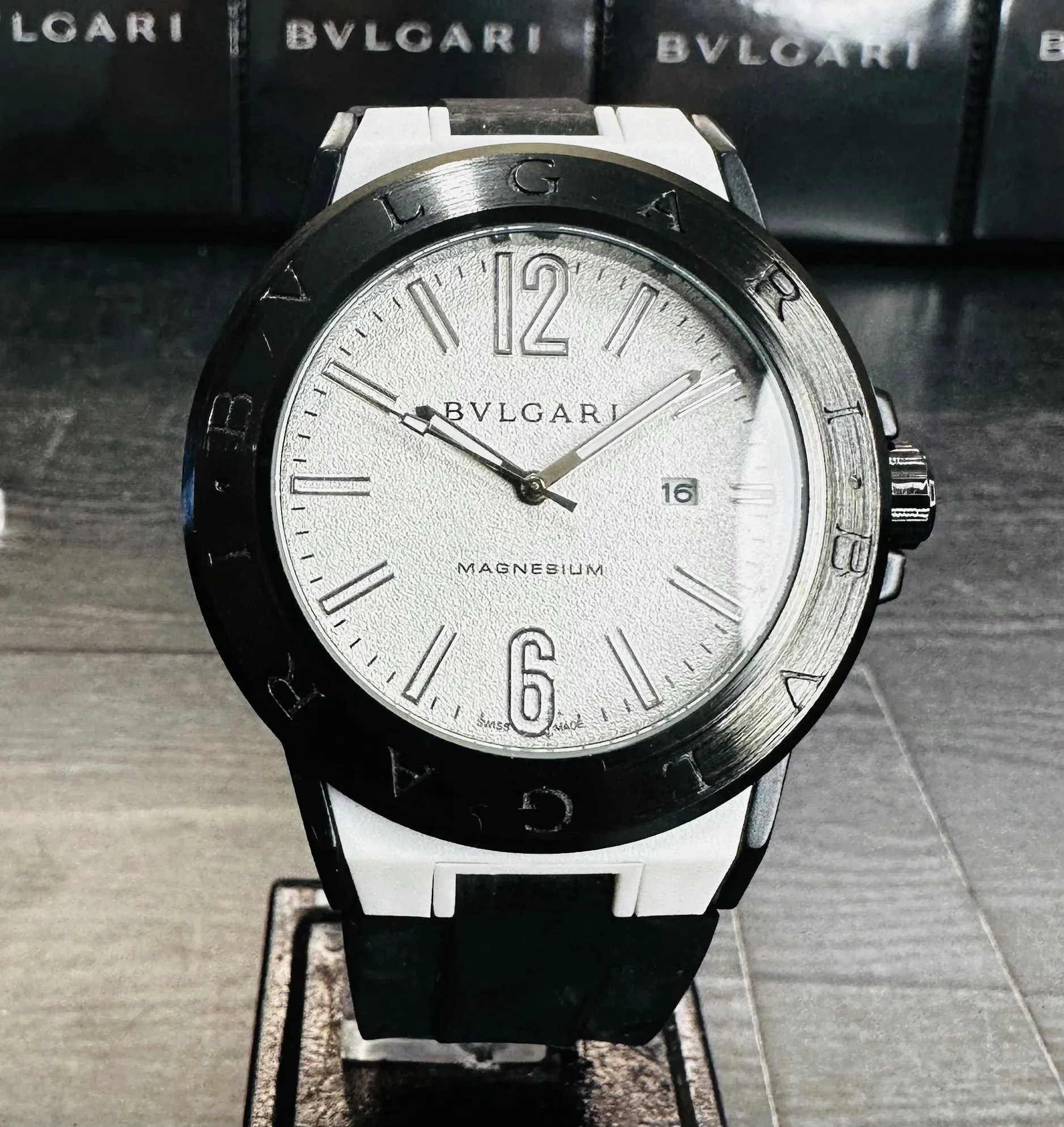 Relogio Bulgari Diagono Magnesium