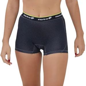 Shorts Curto de Compressão Fem l FFE detalhe verde