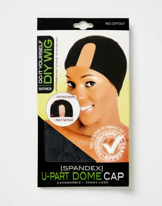 U-Part Spandex Dome Wig Cap